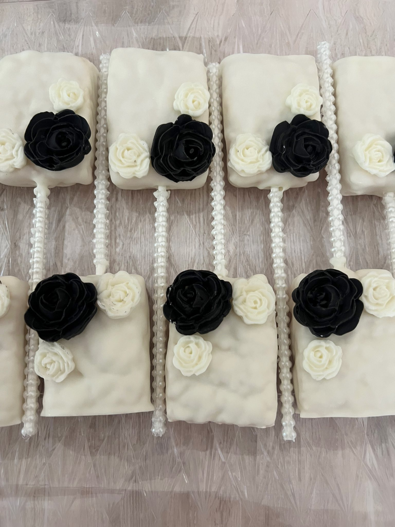 Elegant Floral Rice Krispies Treats